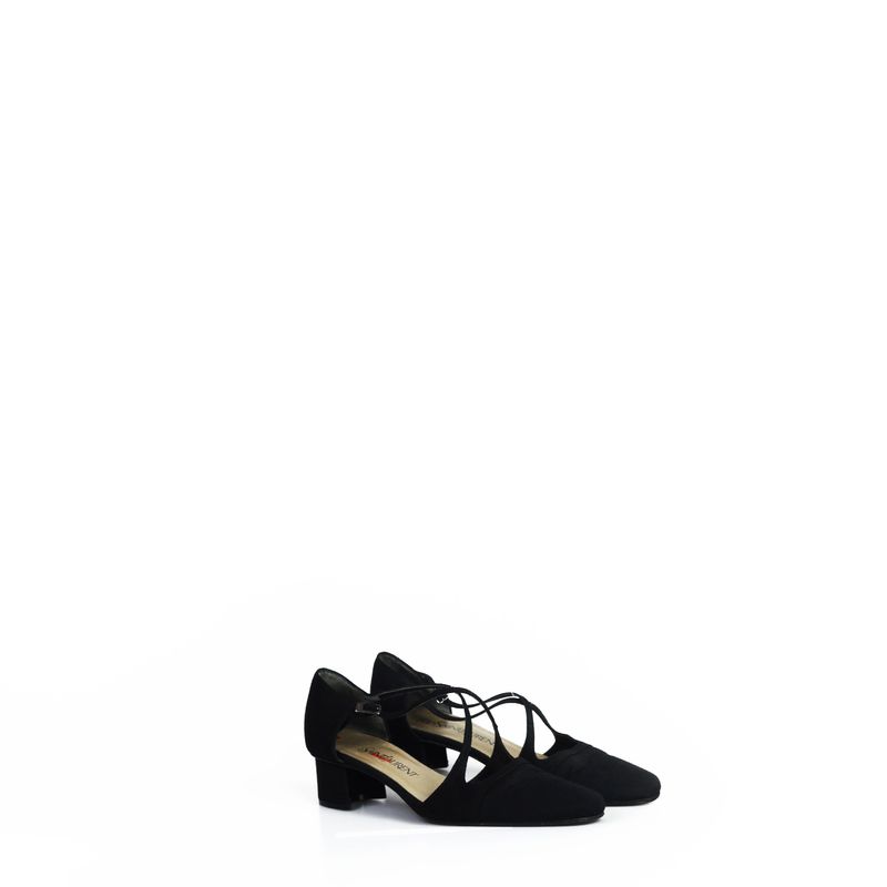 Sapato-Yves-Saint-Laurent-Preto-Vintage