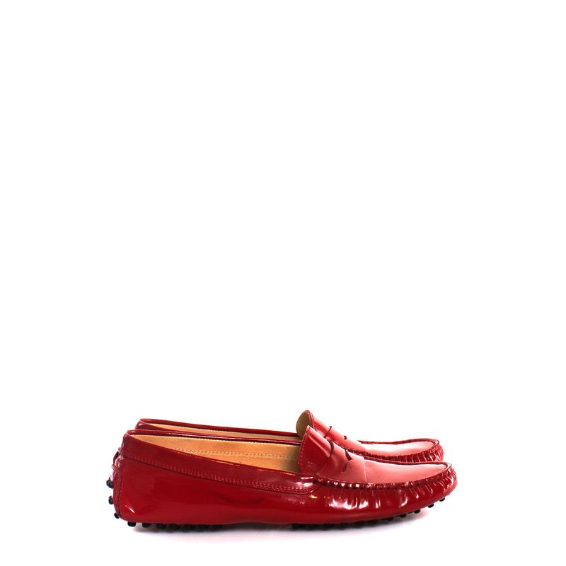 Mocassim-Tods-Verniz-Vermelho