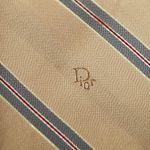 Gravata-Christian-Dior-Listras-Bege