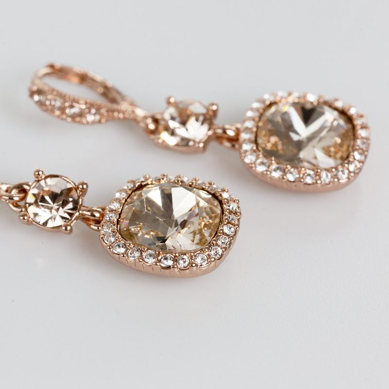 Brinco-Givenchy-Strass-Rose