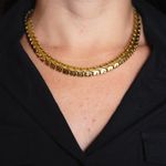 Colar-Givenchy-Chain-G-Dourada