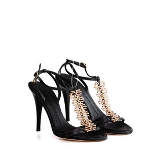 Sandalia Giuseppe Zanotti Cetim Chumbo