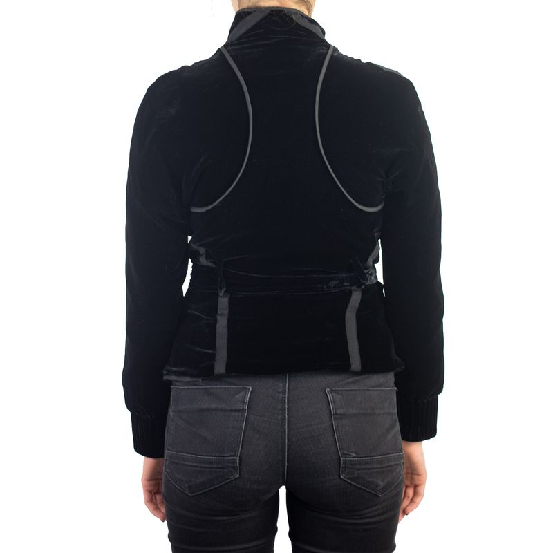 Casaco-Armani-Exchange-Veludo-Preto