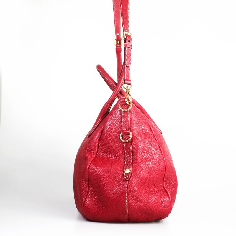 Bolsa-Prada-Couro-Magenta