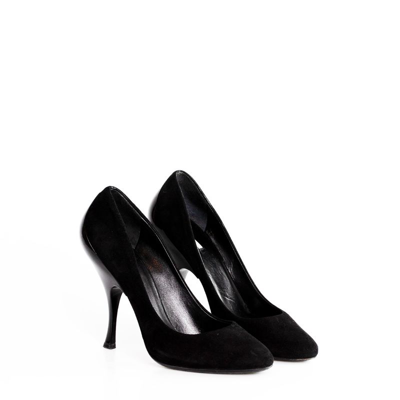 Pump-Miu-Miu-Camurca-Preto