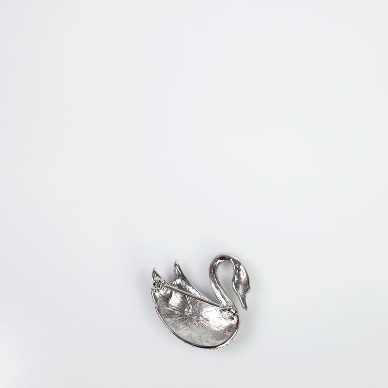 Broche-Swarovski-Cisne-Prateado