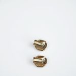 Brinco-de-Pressao-Christian-Dior-Octagonal-Strass-Pedra-Preta