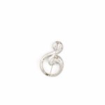 Broche-Givenchy-Nota-Musical-Prateado