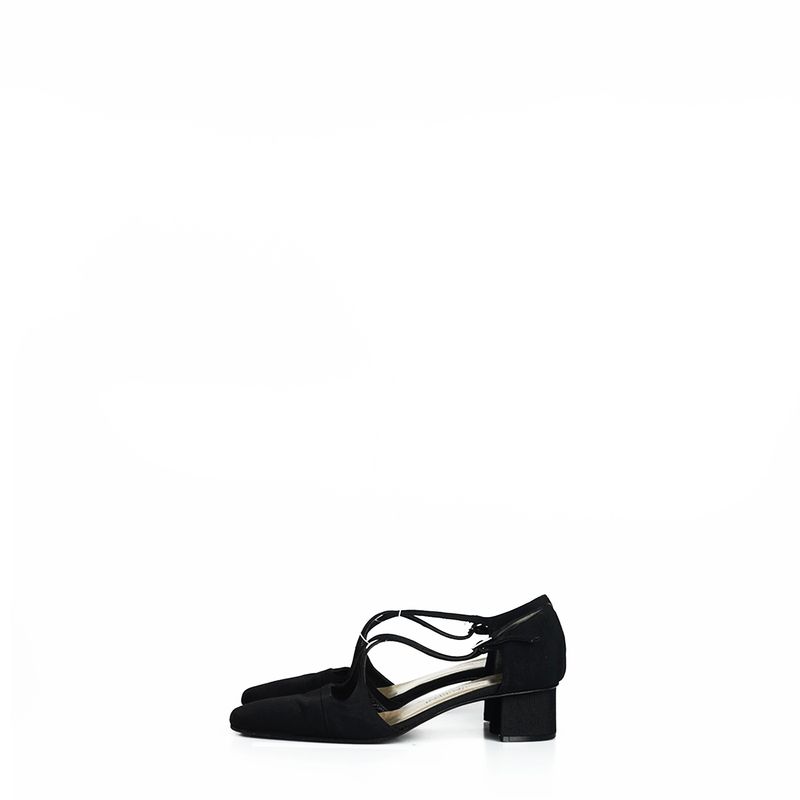 Sapato-Yves-Saint-Laurent-Preto-Vintage