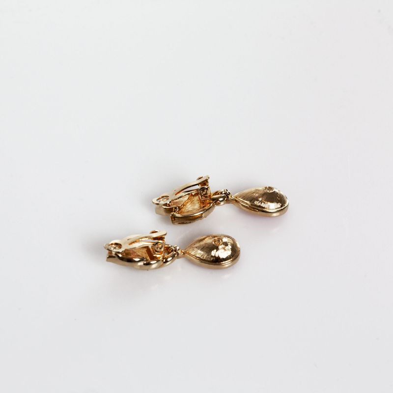 Brinco-de-Pressao-Swarovski-Gota-Rosa