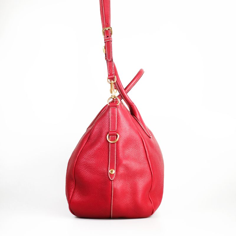 Bolsa-Prada-Couro-Magenta