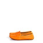 Mocassim-Prada-Couro-Laranja