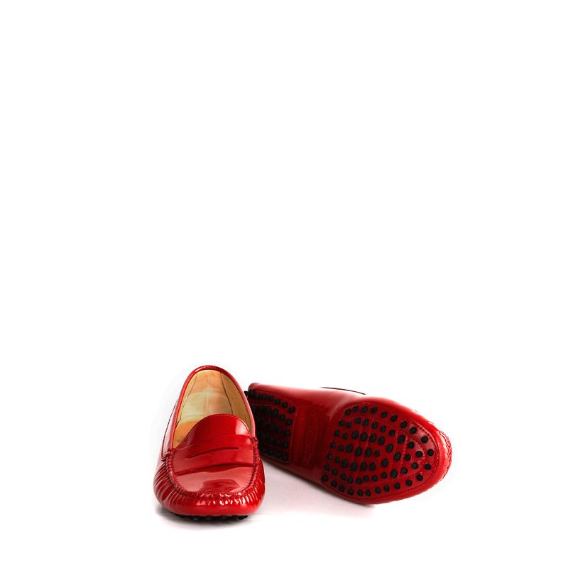 Mocassim-Tods-Verniz-Vermelho