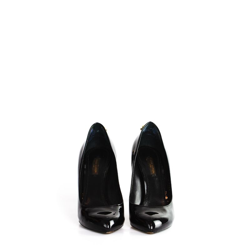 Sapato-Louis-Vuitton-Cadeado-Verniz-Preto