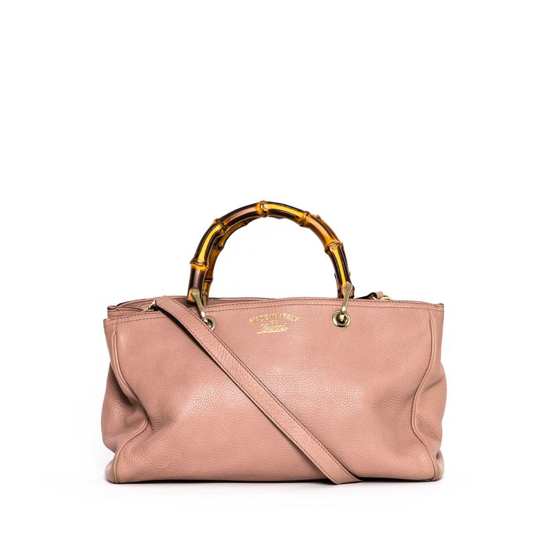 Bolsa-Gucci-Shopper-Bambu-Nude