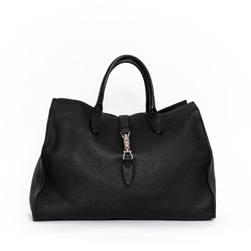 Bolsa-Gucci-Jackie-Shopper-Couro-Preto