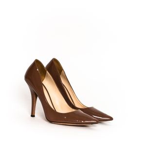 Scarpin Prada Verniz Marrom