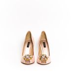 Peep-Toe-Dolce---Gabbana-Pedraria-Cetim-Rose