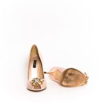 Peep-Toe-Dolce---Gabbana-Pedraria-Cetim-Rose