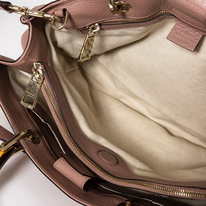 Bolsa-Gucci-Shopper-Bambu-Nude
