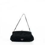 Mini-Bolsa-Prada-Cetim-Preto-Vintage