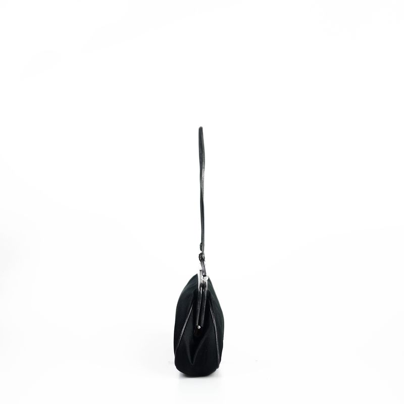 Mini-Bolsa-Prada-Cetim-Preto-Vintage
