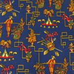 Gravata-Salvatore-Ferragamo-Azul-Marinho-Vintage