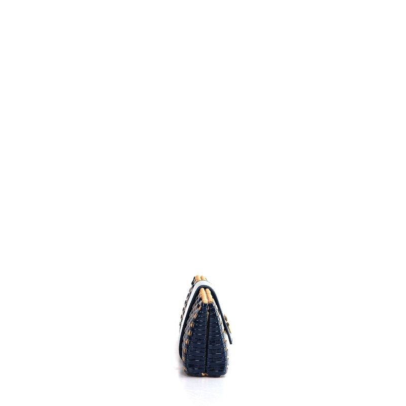 Clutch-Tory-Burch-Palha-e-Verniz-Azul