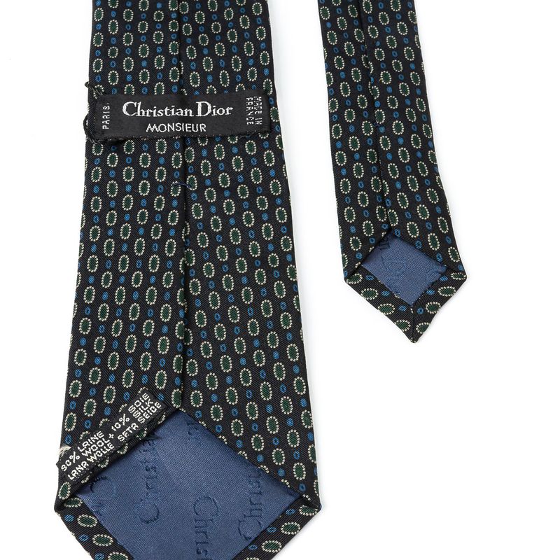 Gravata-Christian-Dior-Azul-Marinho