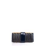Clutch-Tory-Burch-Palha-e-Verniz-Azul
