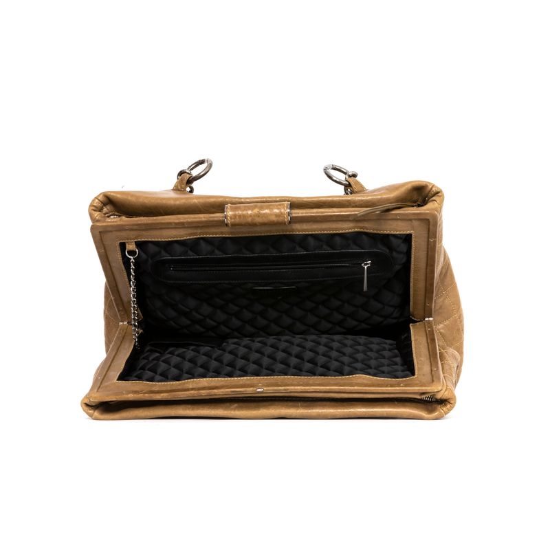 62446-Bolsa-Chanel-CC-Couro-Marrom-6