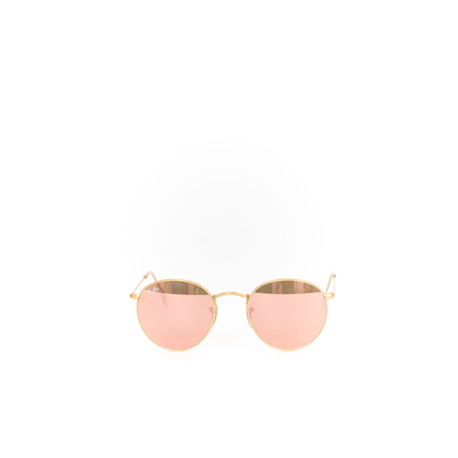 Ray ban sales pink round sunglasses