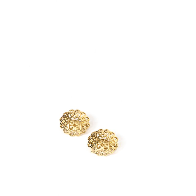 Brinco-de-Pressao-Givenchy-Redondo-Dourado