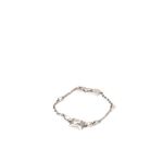 Pulseira-Givenchy-Strass-Quadrado-Prateada