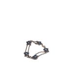 Pulseira-Givenchy-Negro-Flor-Pedra-Azul