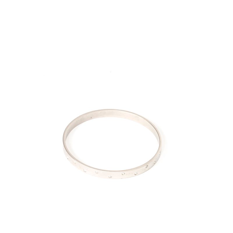 Bracelete-Swarovski-Strass-Prateado-Fosco