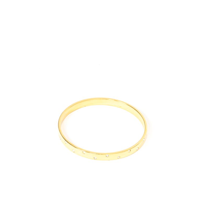 Bracelete-Swarovski-Strass-Dourado