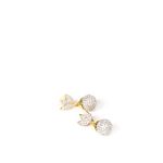 Brinco-Swarovski-Bola-Cravejada-Dourada
