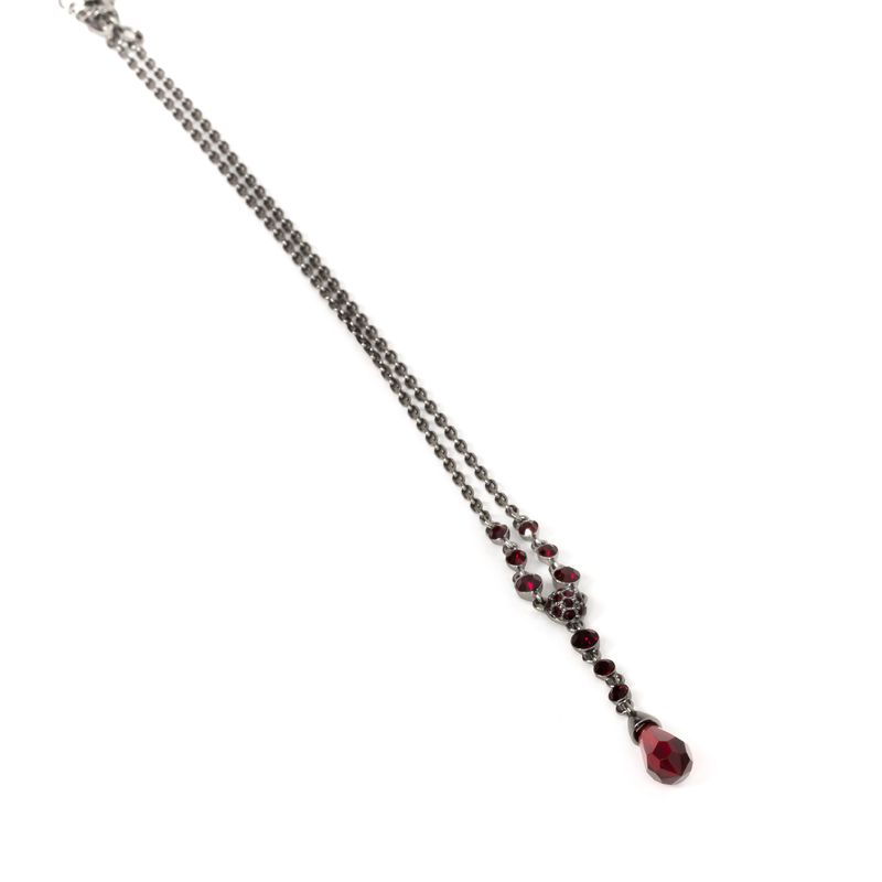 Colar-Givenchy-Chumbo-Pedras-e-Strass-Vermelho