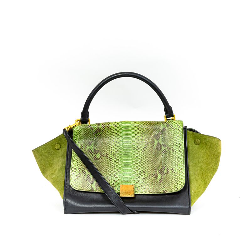 Bolsa-Celine-Trapeze-Phyton-Bicolor