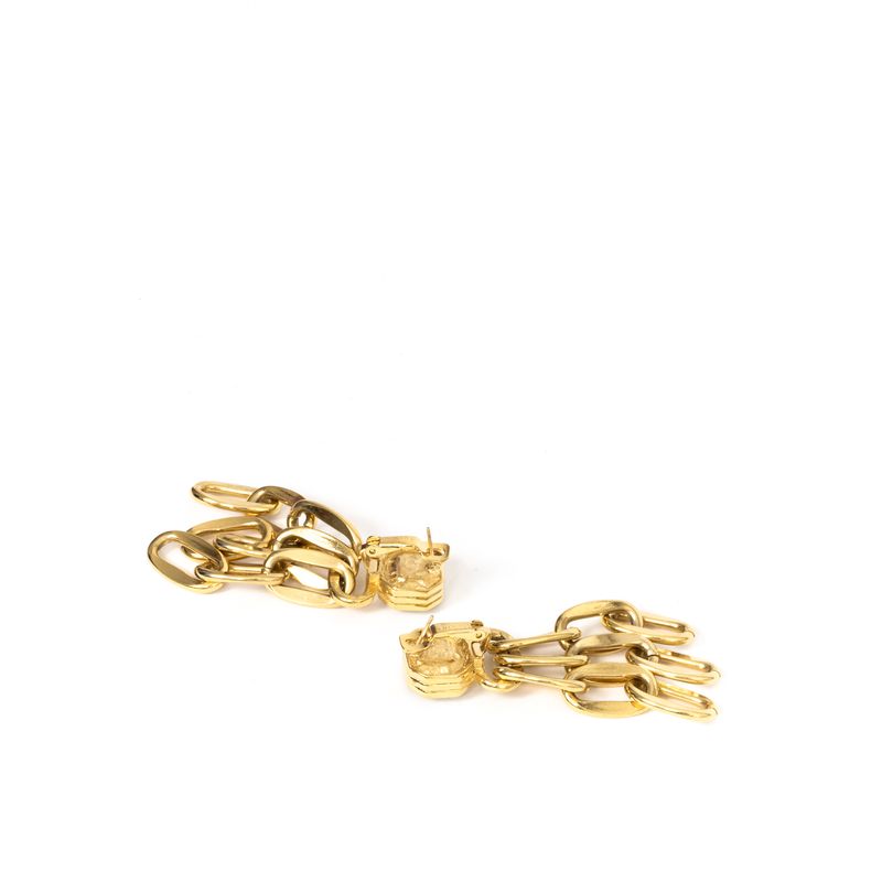 Brinco-Givenchy-Tres-Correntes-Dourado