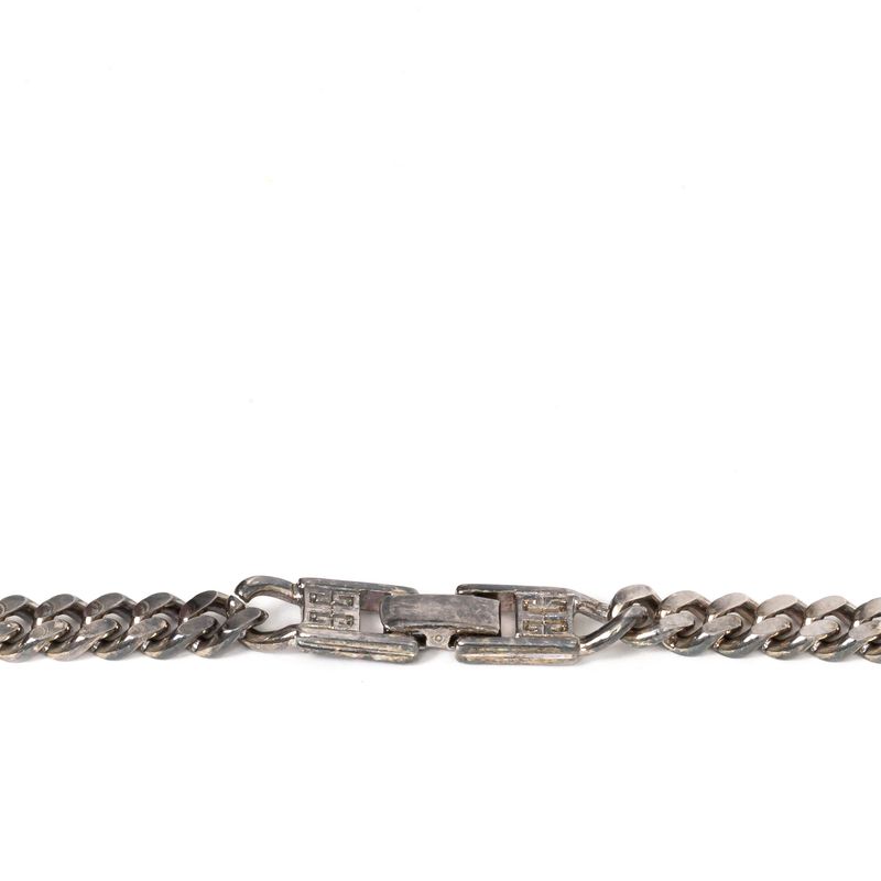 Colar-Givenchy-Corrente-Prateada