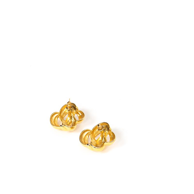 Brinco-de-Pressao-Givenchy-Entrelacado-Dourado