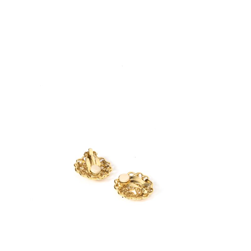 Brinco-de-Pressao-Givenchy-Redondo-Dourado