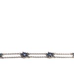 Pulseira-Givenchy-Negro-Flor-Pedra-Azul
