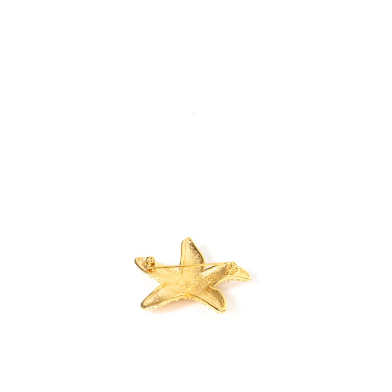 Broche-Swarovski-Estrela-do-Mar-Dourada