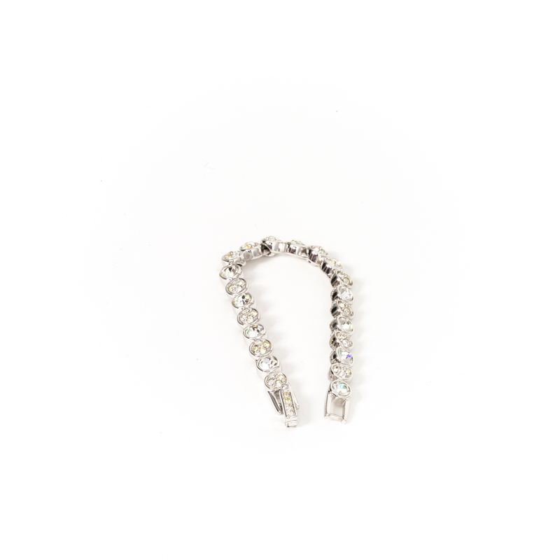 Pulseira-Swarovski-Riviera-Prateada