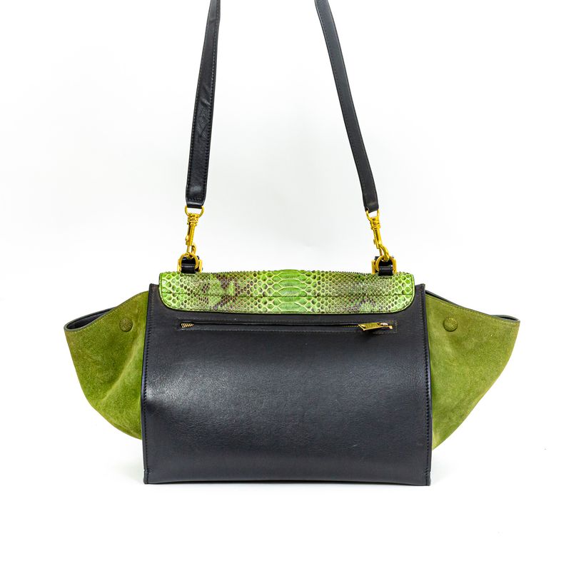 Bolsa-Celine-Trapeze-Phyton-Bicolor