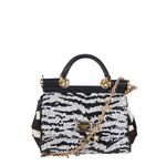 Bolsa-Tiracolo-Dolce---Gabbana-Paetes-Preto