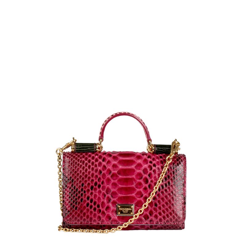 Bolsa-Mini-D-G-Pyton-Rosa